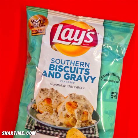 Lay's Southern Biscuits And Gravy Flavored Potato Chips | Snaxtime