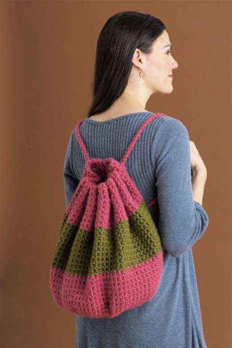 15 Free Crochet Drawstring Bag Patterns - Crochet Me