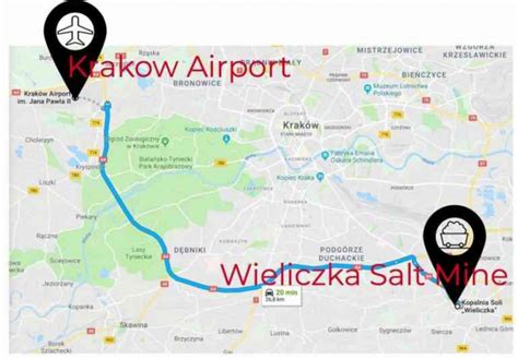 Map Of Krakow Airport - Zip Code Map