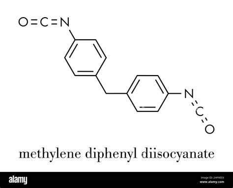 Méthylène diphényl diisocyanate Stock Vector Images - Alamy