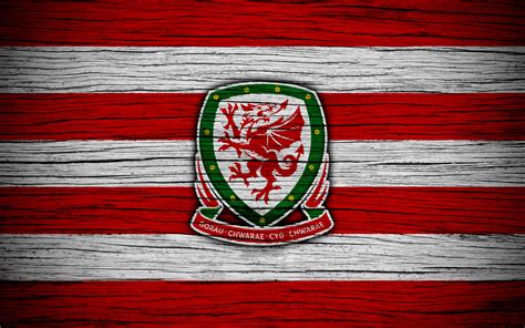 Download Emblem Logo Soccer Wales Wales National Football Team Sports 4k Ultra HD Wallpaper