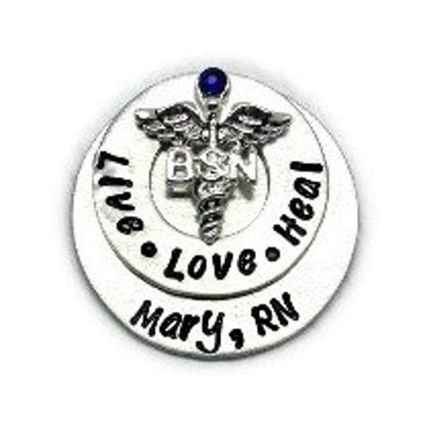 Personalized Nursing BSN RN / Nurses Pin / Nursing Student