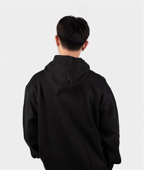 HardTuned – Essential Pullover Hoodie – Black – JDM Clothing Store