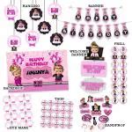 Buy Suruchi Strokes Boss Baby Girl Theme Birthday Decorations Items Combo Set - 66Pcs with ...