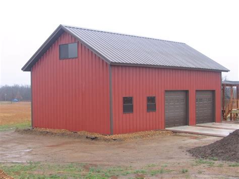 Steel Building Kit 24'x36'x12' Do-It-Yourself Garage | Metal buildings ...