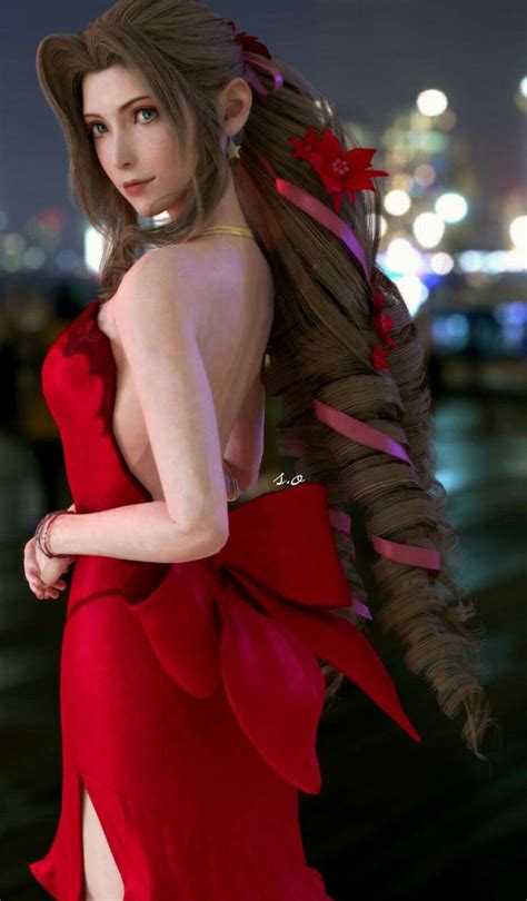 Aerith ff7 remake Final fantasy art Final-fantasy-art Xbox 360 Cosplay Geek League of Legends ...