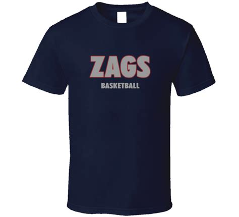 Gonzaga College Basketball Inspired Zags Fan Tshirt