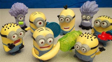 MCDONALD'S 2013 DESPICABLE ME 2 HAPPY MEAL TOY COLLECTION VIDEO - YouTube