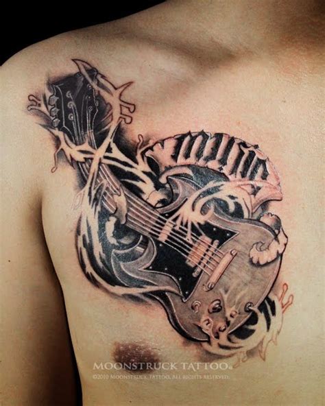 Guitar Tattoos | MadSCAR | Tatouage rock, Tatouage rock and roll, Tatouage