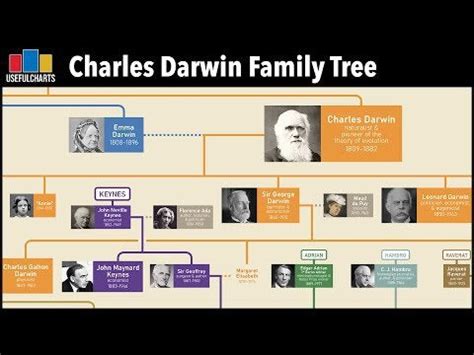 Charles Darwin Family Tree : UsefulCharts