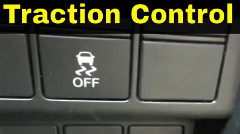 What Does The Traction Control Button Do-Easy Explanation - YouTube