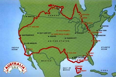 How Big is Australia Compared to USA?