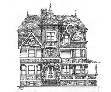 Victorian House Plans, Gothic House, Victorian Gothic, Victorian Homes, Antique House, Victorian ...