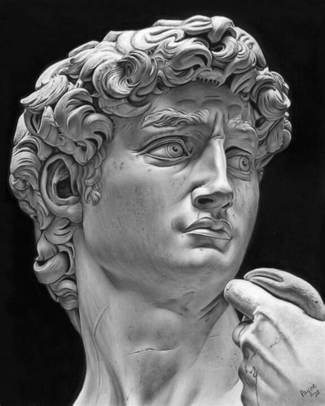 David By Michelangelo, Disegno da Teresa Payne Art | Artmajeur