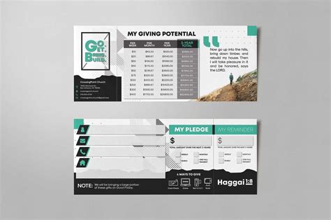 Pledge Cards & Commitment Cards | Church Campaign Design throughout Pledge Card Template For ...