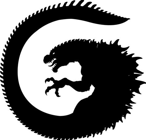 Godzilla Silhouette Vector Free - ClipArt Best