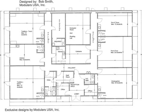 modularsusa.com | Daycare business plan, Daycare floor plans, Child care center design