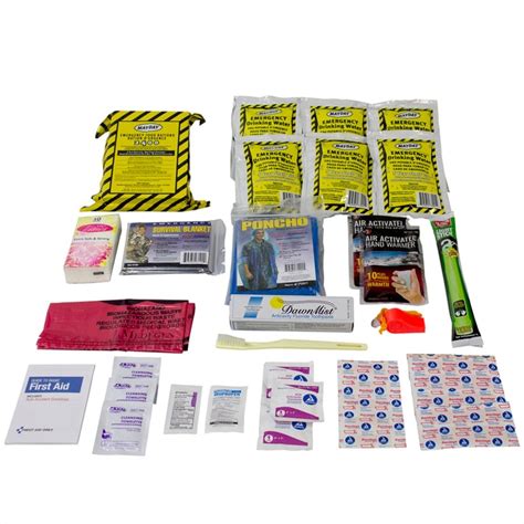 Ready America Shelter in Place Essentials Emergency Kit, 10 Pack Color ...