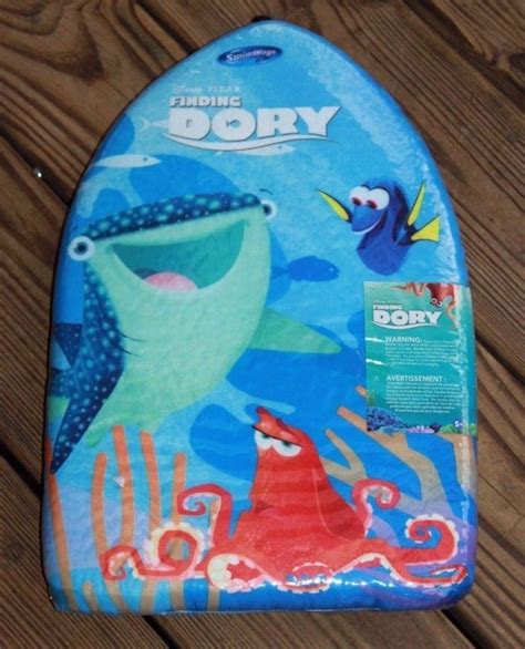 New Disney Pixar Finding Dory Kickboard By SwimWays Float Swimming Pool Fun #SwimWays ...