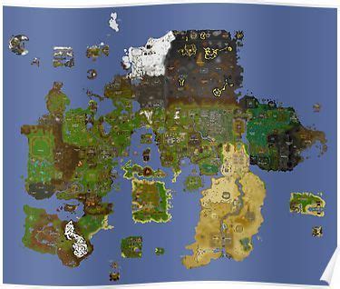 Old School Runescape World Map