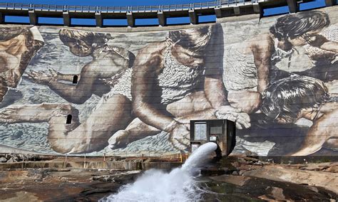 The Story Behind Collie's Giant Wellington Dam Mural | RAC WA