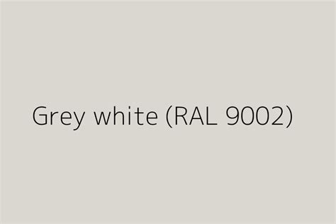 Grey white (RAL 9002) Color HEX code