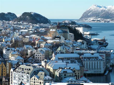 Norway Alesund in Winter