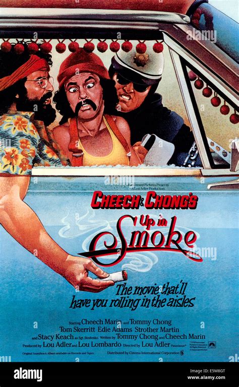 UP IN SMOKE, Tommy Chong, Cheech Marin, 1978, (c) Paramount Pictures ...