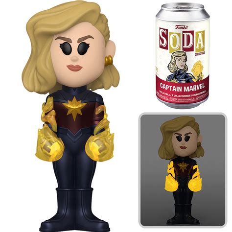 The Marvels Captain Marvel Funko Soda Vinyl Figure