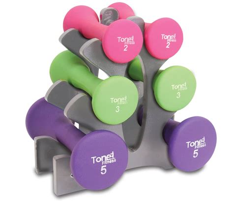 Sports/Fitness: Neoprene Dumbbell Set w/ rack from $16 (Reg. $26+), more