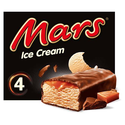 Mars Chocolate Caramel Ice Cream Bar 4 x 51ml | Ice Cream Cones, Sticks & Bars | Iceland Foods