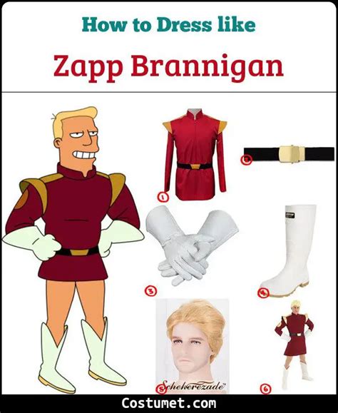 Zapp Brannigan Costume for Cosplay & Halloween