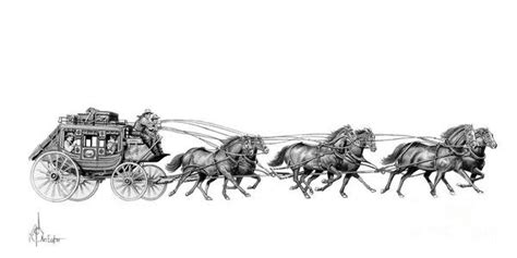 Western Stagecoach Art Print by Murphy Elliott | Art prints, Art ...