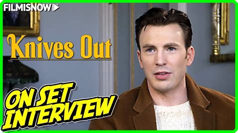 KNIVES OUT | Chris Evans "Ransom Drysdale" On-set Interview :: GentNews