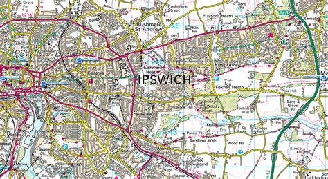 Ipswich Map