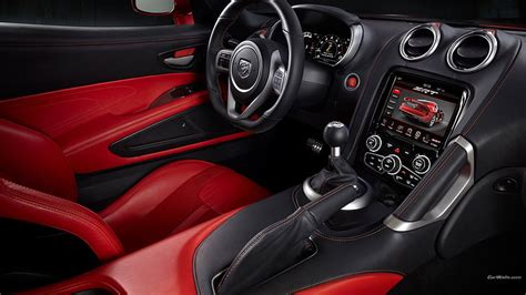 HD wallpaper: black vehicle interior, black and red car interior, Dodge Viper | Wallpaper Flare