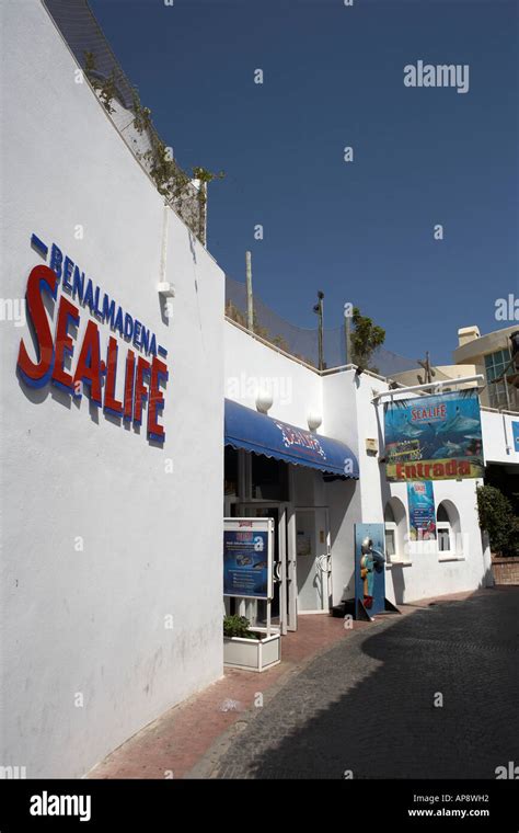 entrance to the sea life aquarium in benalmadena costa del sol spain ...