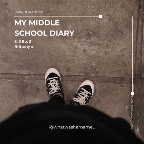 S.3 Ep. 3 - My middle school diary - Brittany – WHAT WAS HER NAME ...