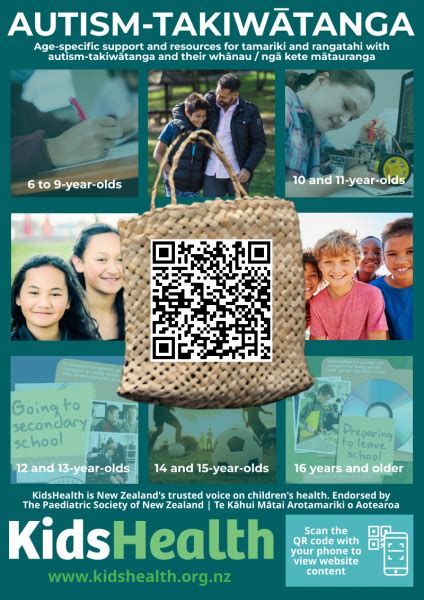 KidsHealth Autism-Takiwātanga QR Code Posters | KidsHealth NZ
