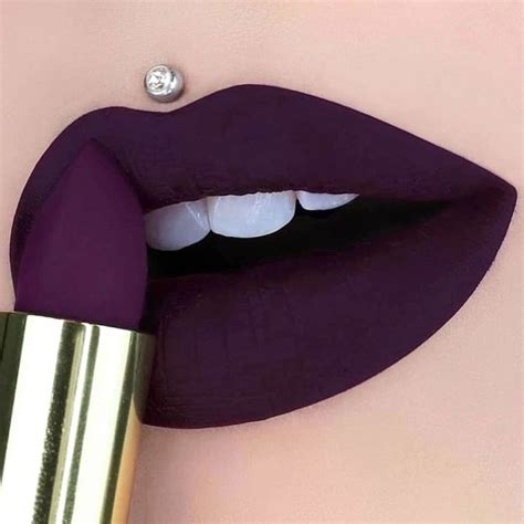 13 Shades of lipstick for summer - Gazzed | Dark purple lipstick, Purple lipstick, Lip art makeup