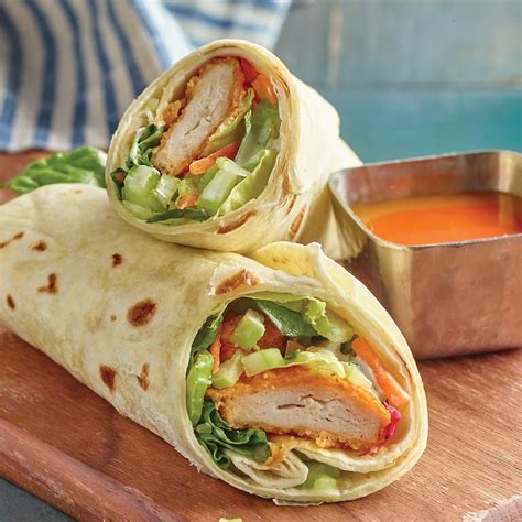 Buffalo Chicken Wrap Recipe from H-E-B