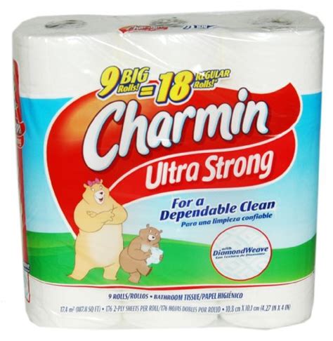 Charmin Ultra Strong Bathroom Tissue - 9 Big Rolls - Grocery Store