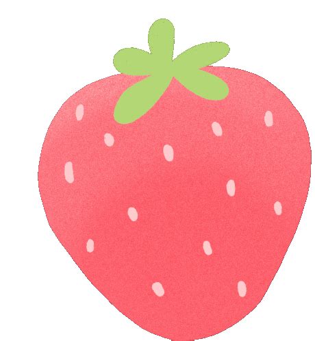 Strawberry Pink Sticker - Strawberry Pink Fruit - Discover & Share GIFs