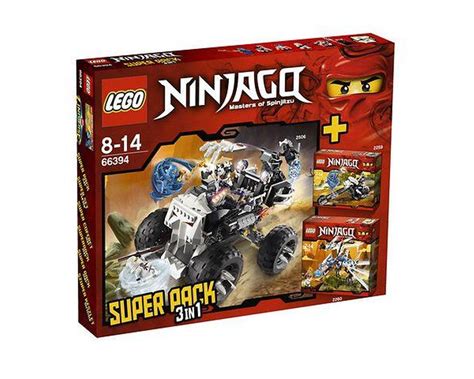 LEGO Set 66394-1 Ninjago Super Pack 3 in 1 (2011 Ninjago) | Rebrickable - Build with LEGO