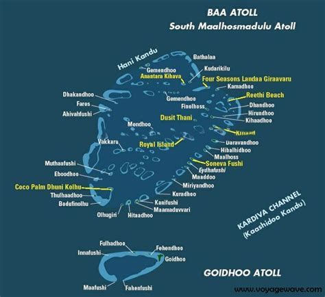 Maps of Baa Atoll Maldives ---> www.voyagewave.com | Maldives, Maldives ...