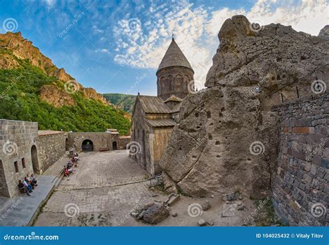 GEGHARD MONASTERY, ARMENIA - AUGUST 04, 2017: Geghard Mountain M Editorial Photography - Image ...