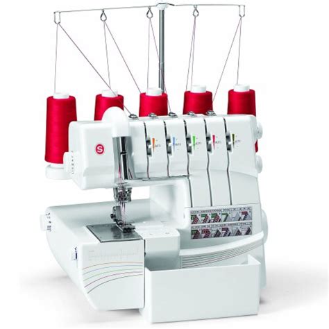 SINGER 14T968DC Professional 2 to 5 Thread Stitch Serger Sewing Machine, White, 1 Piece - Kroger