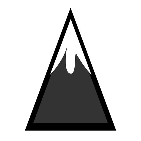 Mountain black and white black and white mountain clip art free vector ...