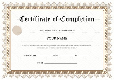 Printable Bachelor Degree Certificate Template - Printable Templates