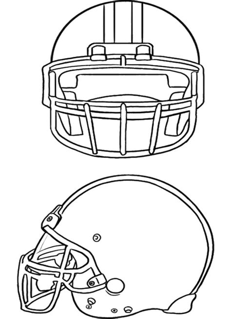 21+ Football Helmet Coloring Pages | Color Info